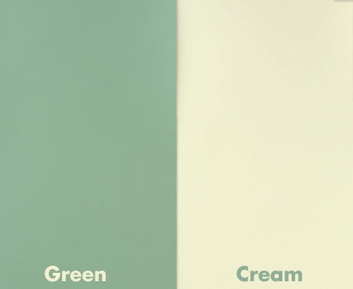 A0 green and cream reversible vinyl drawing board cover 1270 x 920mm