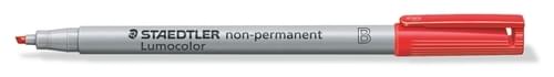 *SINGLE* Staedtler Lumocolor Broad Non-Permanent RED