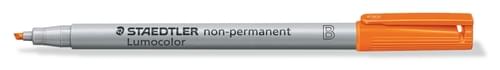 *SINGLE* Staedtler Lumocolor Broad Non-Permanent ORANGE
