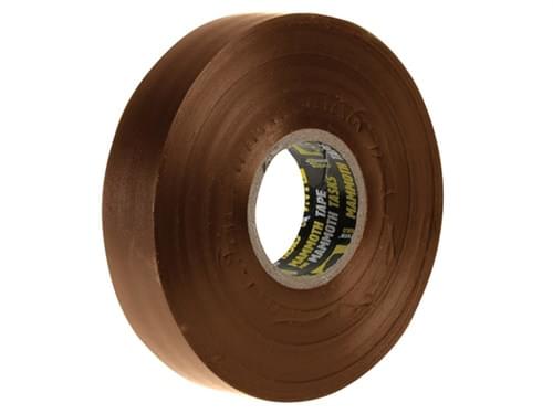 Mammoth Electrical Tape 19mm x 33m Brown