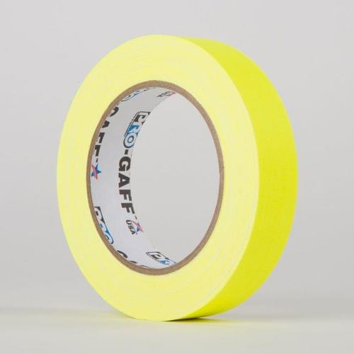 ProGaff Camera Tape 24mmx25yds (1 inch) Fluorescent Yellow