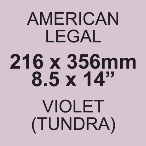 Papago Lilac US Legal 80gsm Paper 216 x 356mm (8.5" x 14") PK500 - Cut to Order