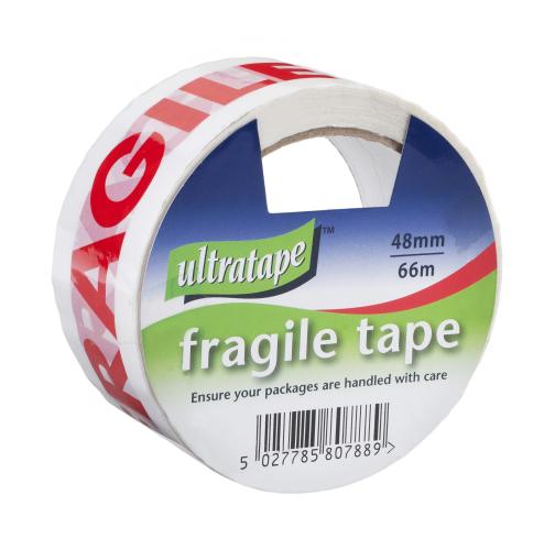 ULTRAPE FRAGILE TAPE 48mm x 66m PT48X66FRAG-ULT