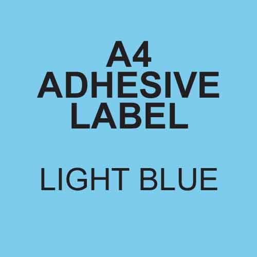 *SINGLE SHEET* A4 Label Light Blue