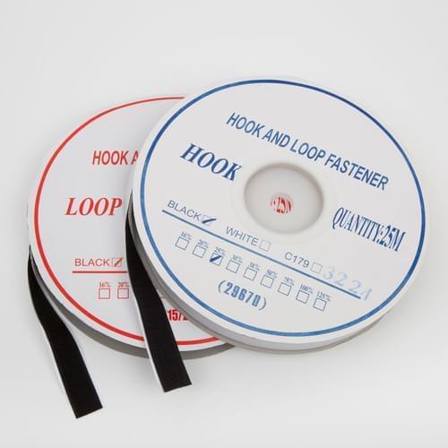 Loop SelfAdhesive Black 50mm (PER METRE)