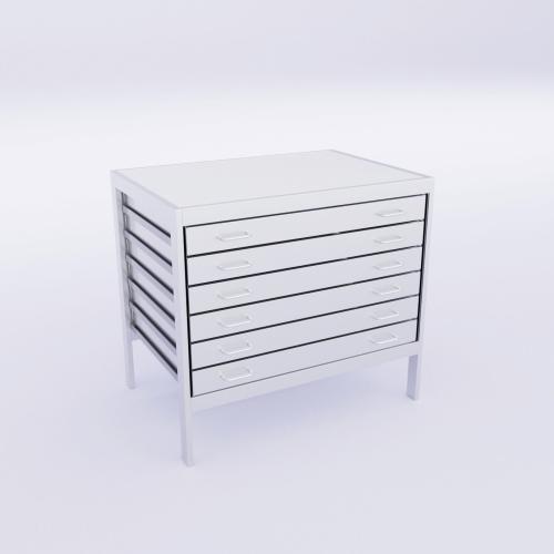 A1 Metal Plan Chests – Choose Drawer Count