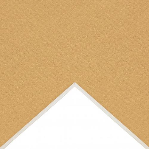 Saddle Tan B12 A1 Mountboard 1450 Micron White Core [Pack 10]