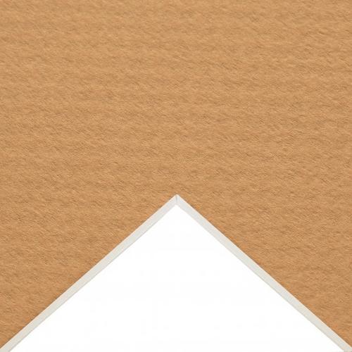 Oak Brown B15 A1 Mountboard 1450 Micron White Core [Pack 10]