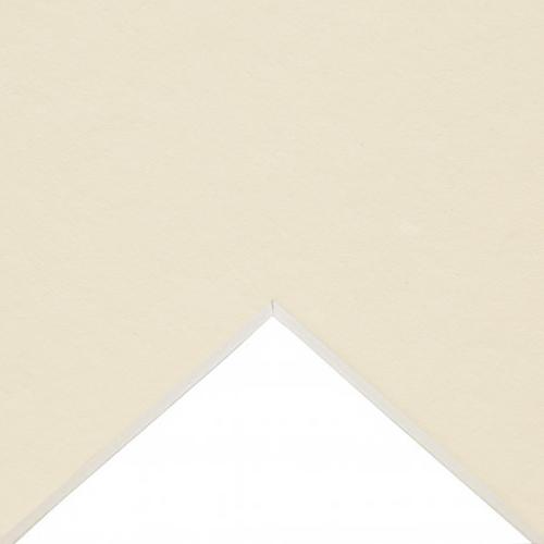 Cream B4 A1 Mountboard 1450 Micron White Core [Pack 10]