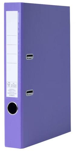 *PRE-LOVED* *SINGLE* Narrow Lever Arch File A4 50 mm Purple 2 Rings Cardboard, PP (Polypropylene) Matt