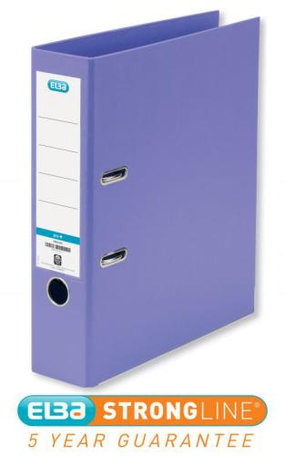*PRE-LOVED* *SINGLE* Elba Smart Pro+ Lever Arch File A4 80mm Spine Polypropylene Purple 100202167