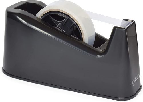*PRE-LOVED* Rapesco Germ-Savvy Antibacterial 500 Heavy Duty Tape Dispenser Black RPTD500B (Non-Returnable)