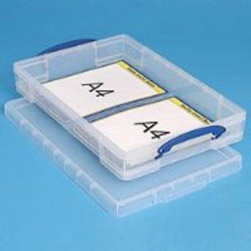 Really Useful 10 Litre Clear Storage Box (W340 x D520 x H85 mm)