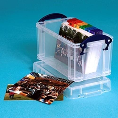 Really Useful 2.1 Litre Clear Storage Box (W130 x D240 x H125 mm)