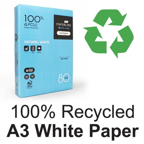Evolution 100% recycled A3 paper 80gsm