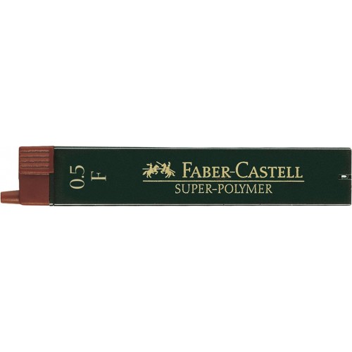 Faber-Castell Super-Polymer Fineline Lead 0.5mm F - Tube of 12 leads