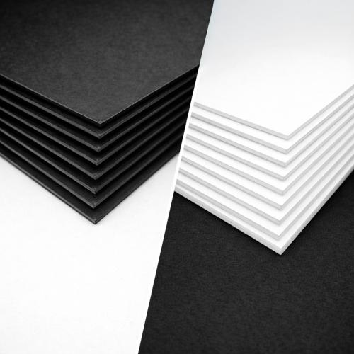 A1 Standard Mountboard 1450 Micron - Choose Colour & Core [Pack 10]