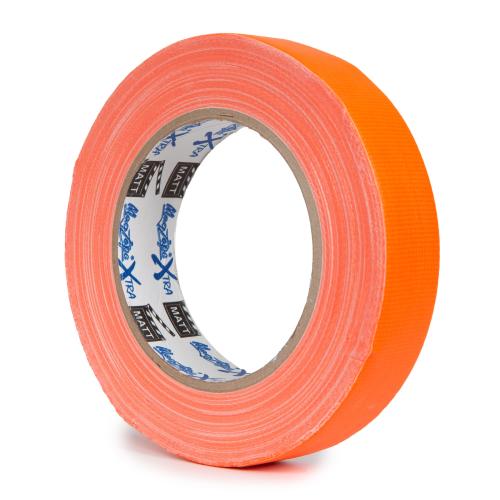 MagTape Xtra Matt Fluorescent Gaffer Tape 25mm x 50m - Fluorescent Orange
