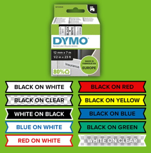 Dymo Label Tapes