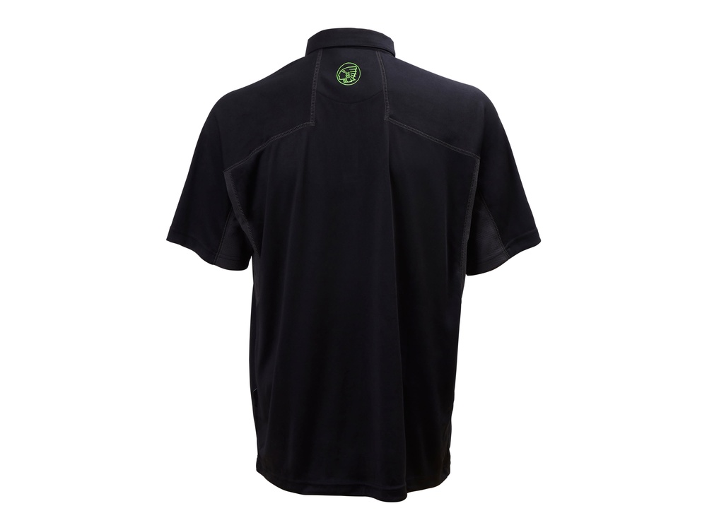 Langley Black Performance Polo Shirt - L (41/43in)