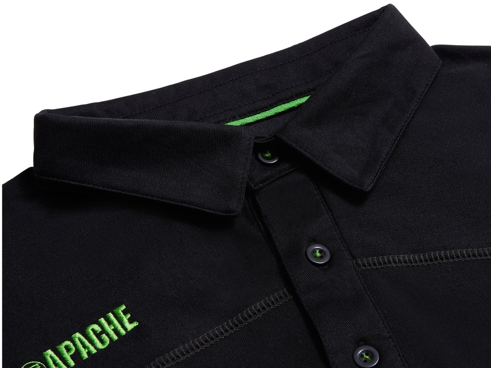 Langley Black Performance Polo Shirt - L (41/43in)