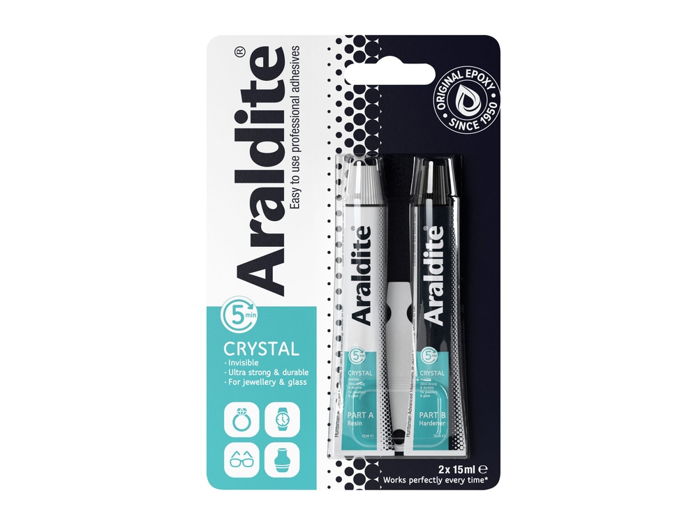 Crystal Epoxy 2 x 15ml Tubes