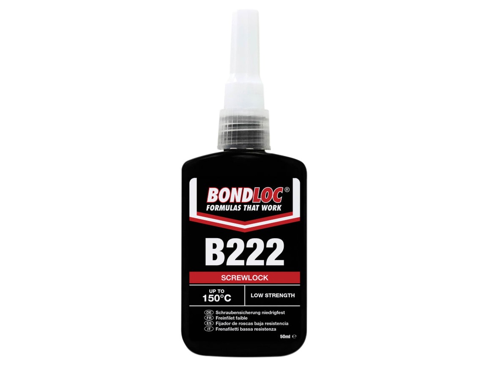 B222 Screwlock Low Strength Threadlocker 50ml