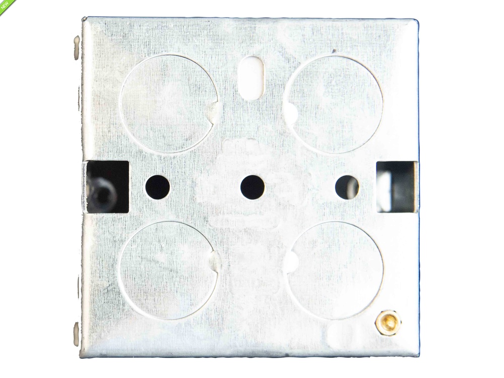 Metal Back Box 1-Gang 35mm