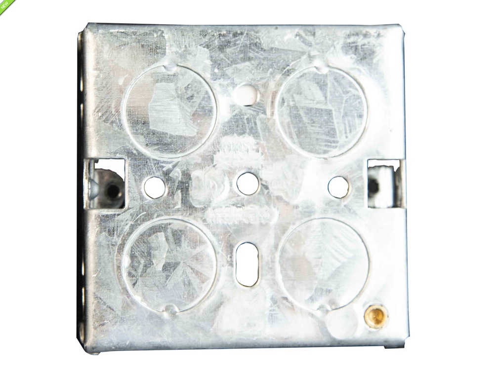 Metal Back Box 1-Gang 16mm