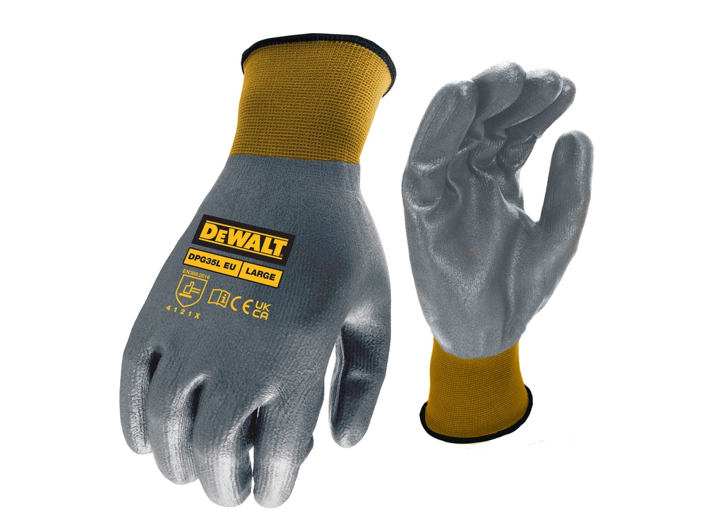 Water Resistant Grip Gloves - L (Size 9)