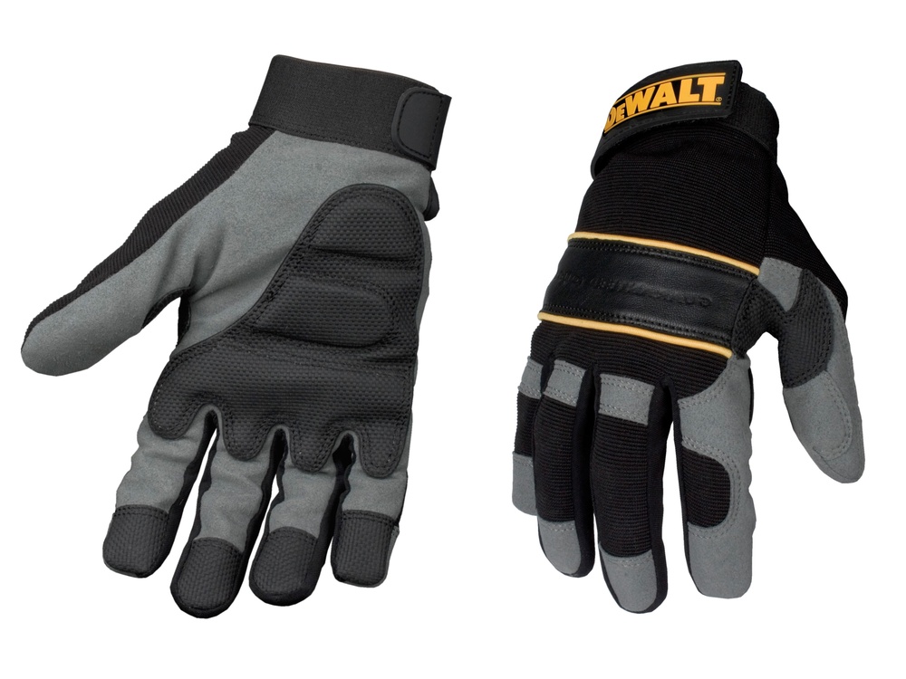 Power Tool Gel Gloves Black/Grey - Large