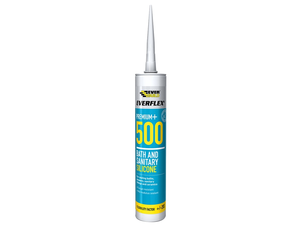 500 Bath & Sanitary Silicone Sealant Ivory 290ml