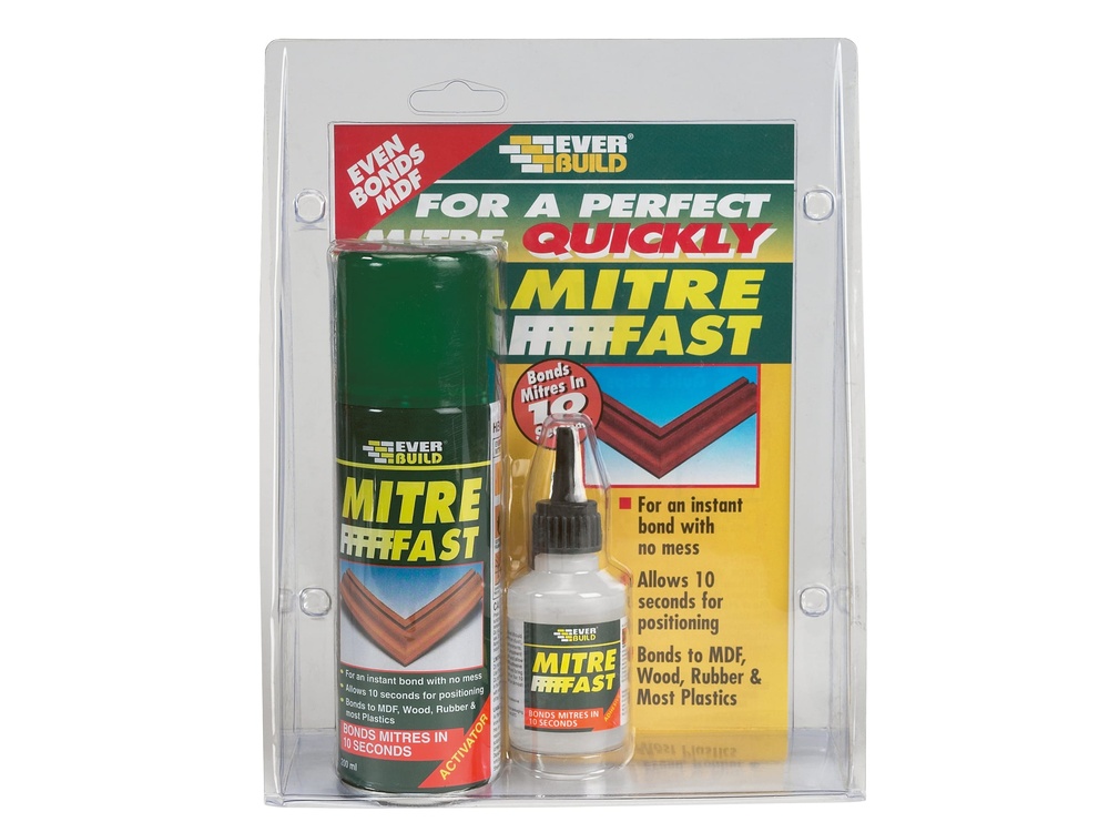 Mitre Fast Bonding Kit (Plastic Packaging)