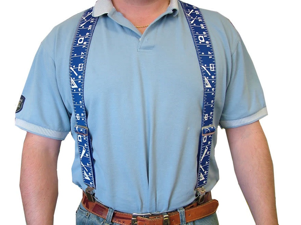 Heavy-Duty Braces 50mm Wide - Blue