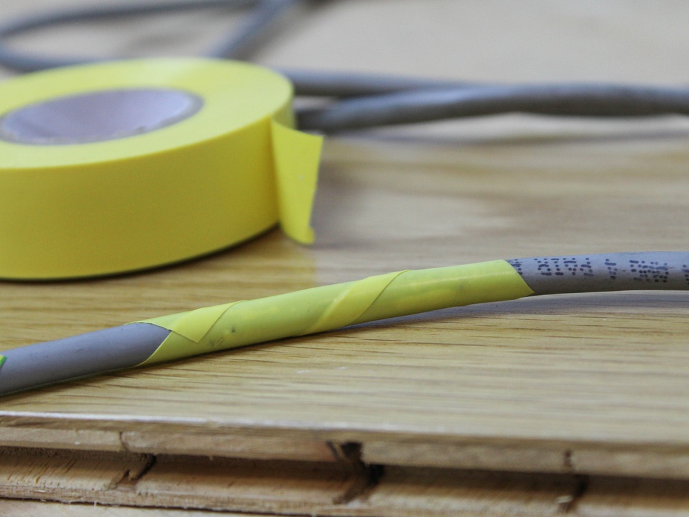 PVC Electrical Tape Yellow 19mm x 20m