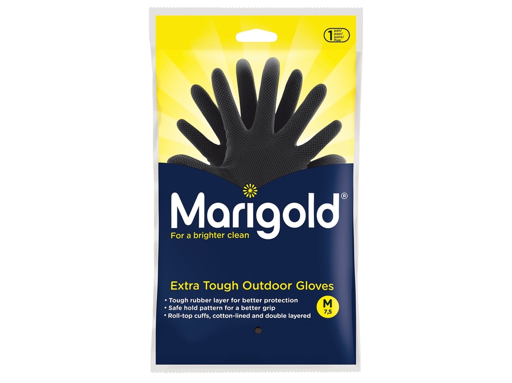 Extra Tough Outdoor Gloves - Medium (6 Pairs)