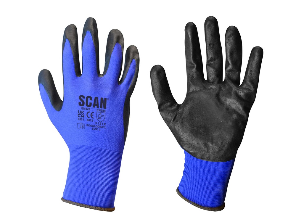 Max - Dexterity Nitrile Gloves - L (Size 9)