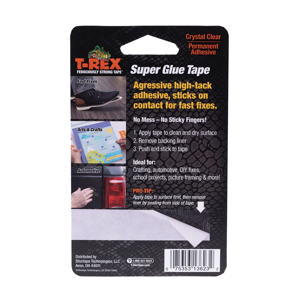 T-REX® Double-Sided Superglue Tape 19mm x 4.5m