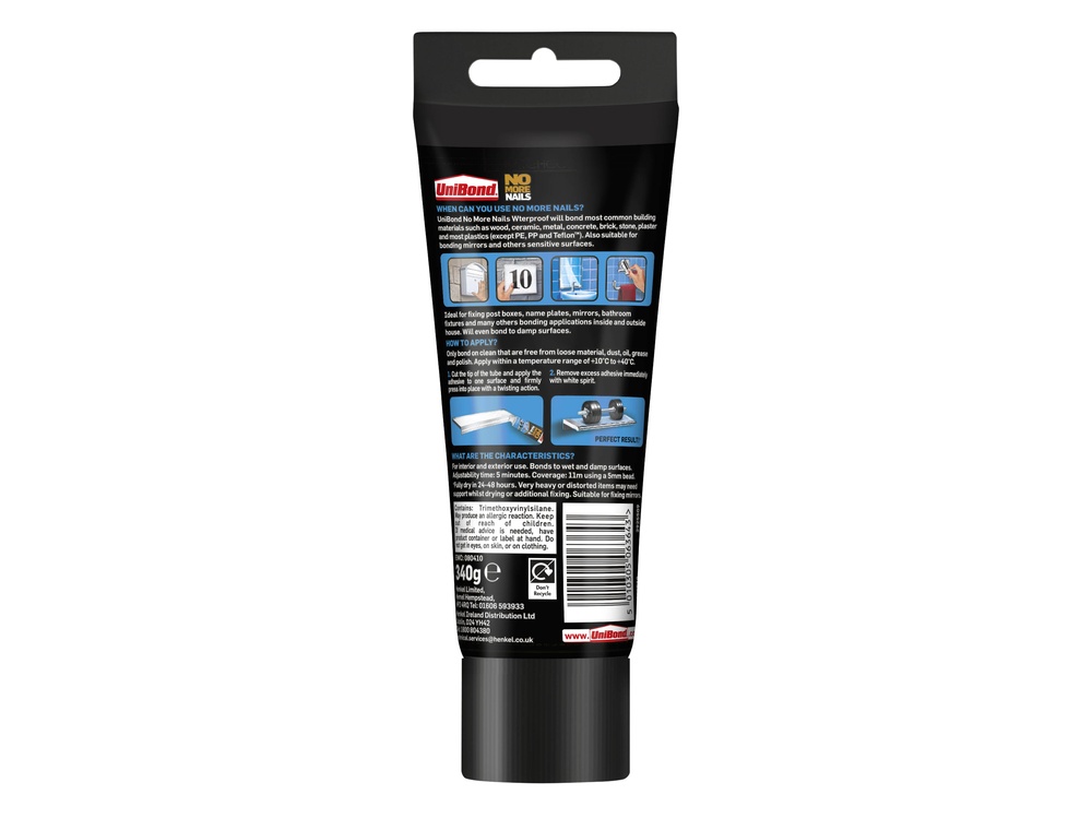 No More Nails Waterproof Grab Adhesive Tube 340g