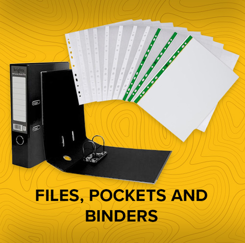 Files, Pockets and Binders