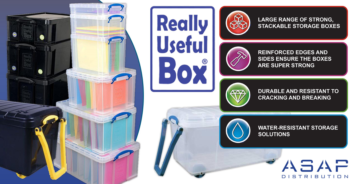 Really Useful Boxes and storage products