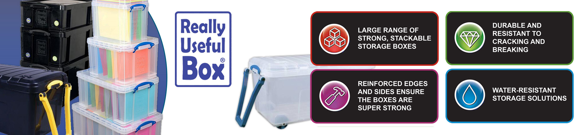 Really Useful Boxes and storage products