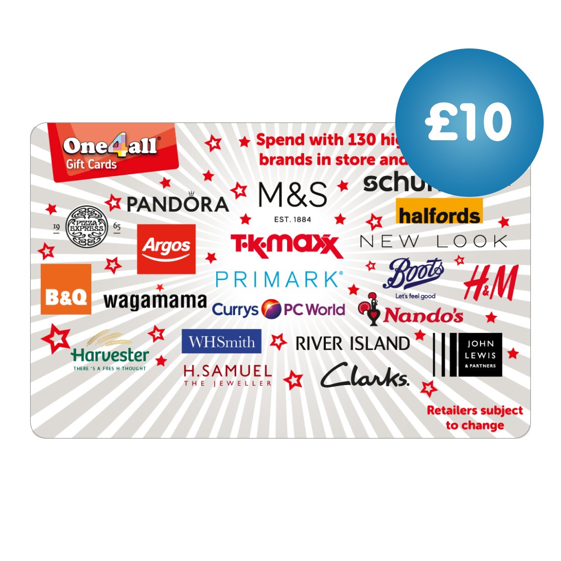 £10 One4All Gift Card