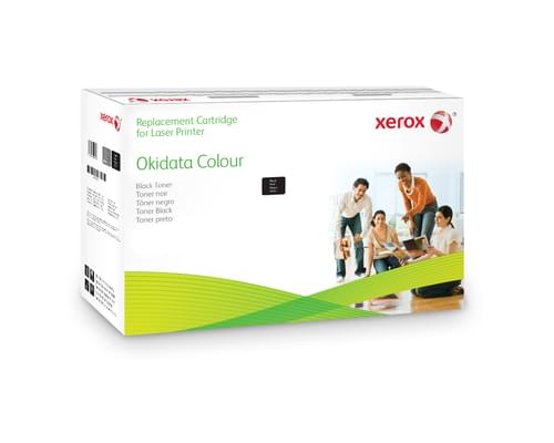 Xerox Replacement OKI Black Toner Cartridge - 6000 Page Yield - Replaces 43324408