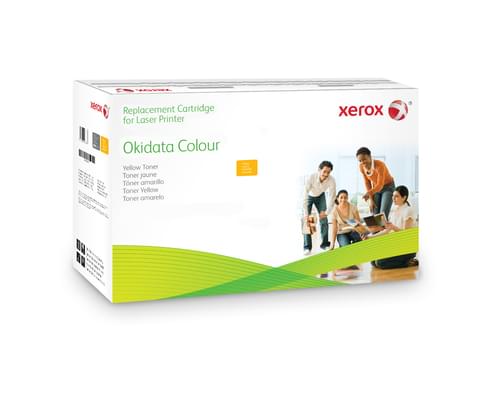 Xerox Replacement OKI Yellow Toner Cartridge - 2500 Page Yield - Replaces 43459369