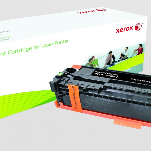 Xerox Replacement Canon Black Toner Cartridge - 2600 Page Yield - Replaces CRG-716BK (1980B002)