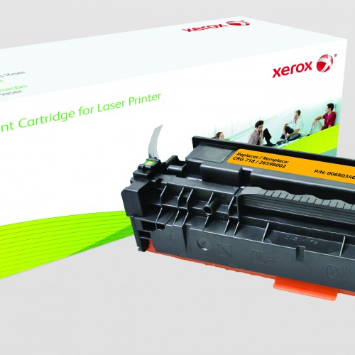 Xerox Replacement Canon Yellow Toner Cartridge - 3000 Page Yield - Replaces CRG-718Y (2659B002)