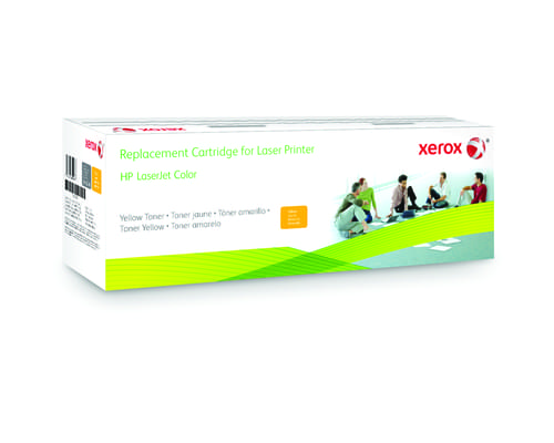 Xerox Replacement HP Yellow Toner Cartridge - 7600 Page Yield - Replaces CE252A