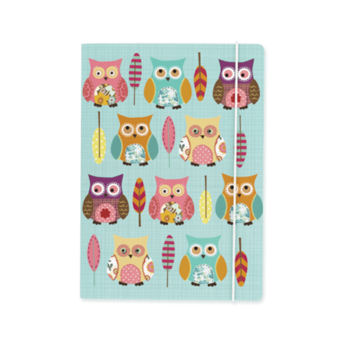 Owl Covered A5 Deluxe Notebook