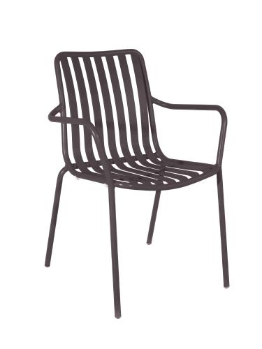 Breeze Aluminium Armchair I Charcoal